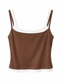 Customizable Two Tone Crop Top