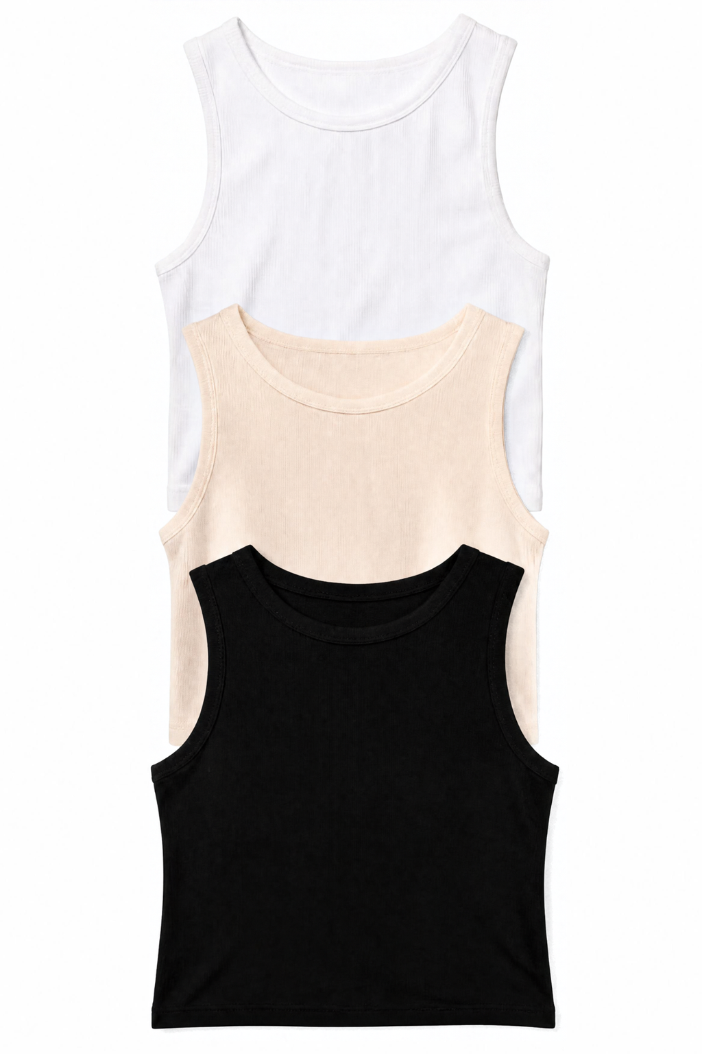 Customizable Ribbed Crop Top