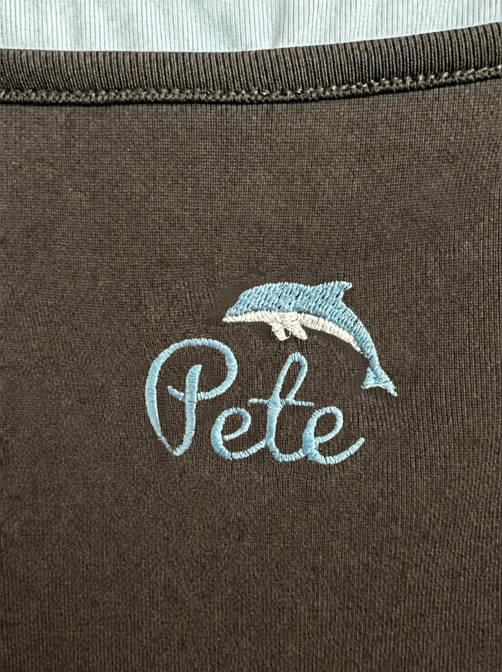 Pete The Dolphin Crop Top
